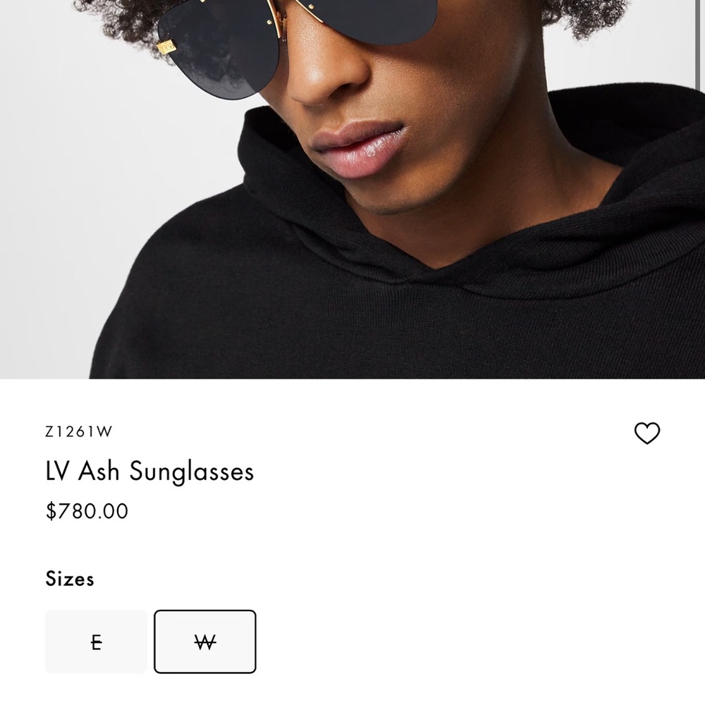 Louis Vuitton Ash Black Sunglasses